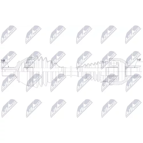 Hnací hriadeľ NPW-ME-237 /NTY/ - obr. 1