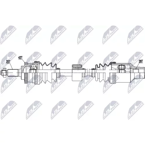 Hnací hriadeľ NPW-SU-088 /NTY/ - obr. 1