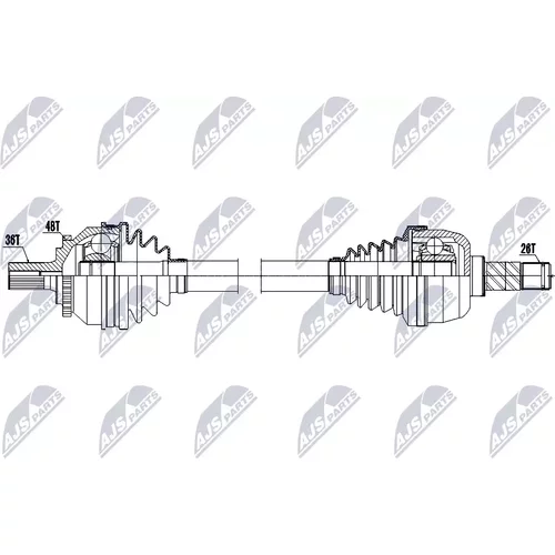 Hnací hriadeľ NPW-VV-183 /NTY/ - obr. 1