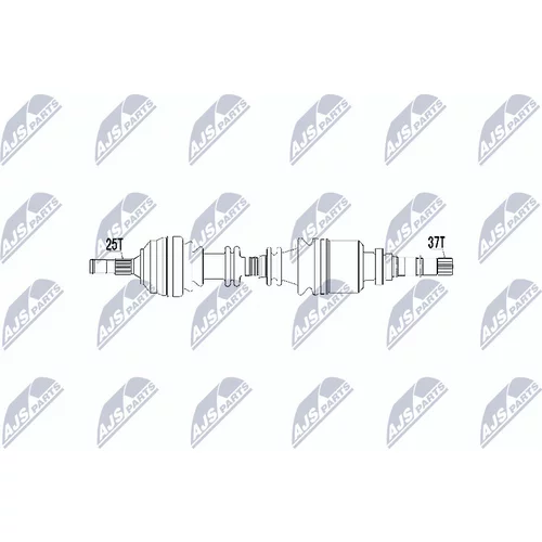Hnací hriadeľ NTY NPW-CT-017