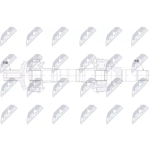 Hnací hriadeľ NPW-ME-249 /NTY/ - obr. 1