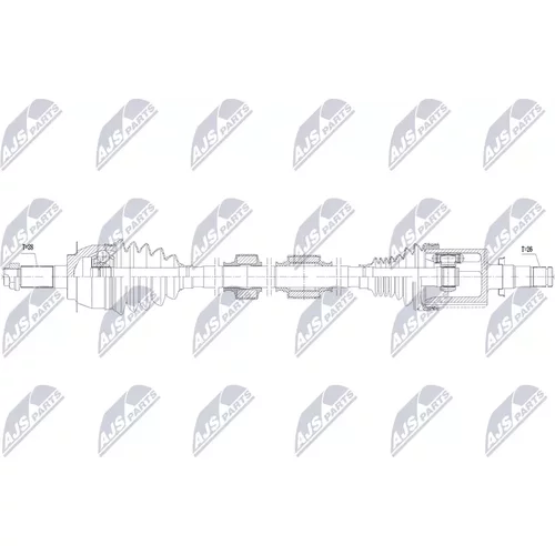 Hnací hriadeľ NPW-SU-099 /NTY/ - obr. 1
