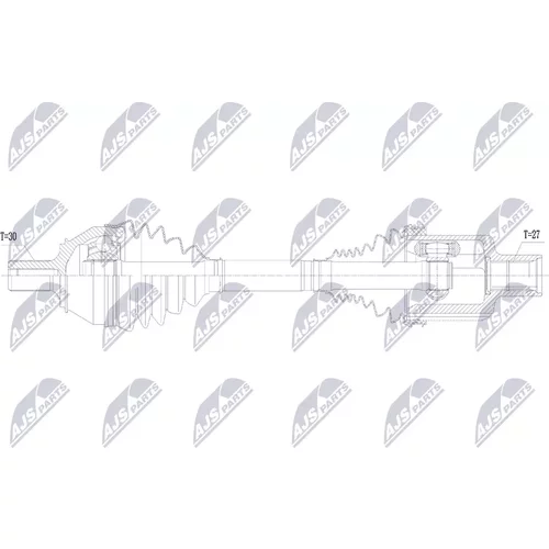 Hnací hriadeľ NPW-ME-236 /NTY/ - obr. 1