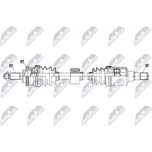 Hnací hriadeľ NPW-SU-087 /NTY/ - obr. 1