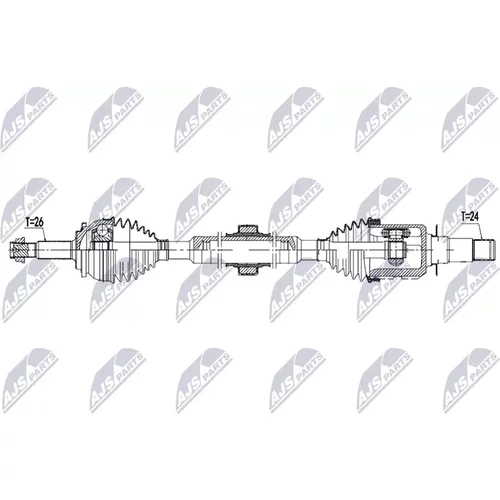 Hnací hriadeľ NTY NPW-TY-275