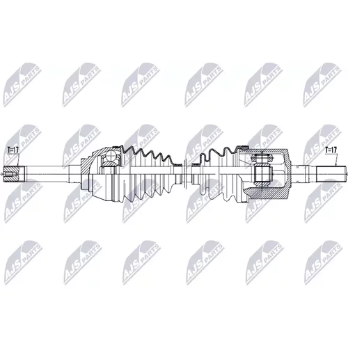 Hnací hriadeľ NPW-IS-007 /NTY/ - obr. 1