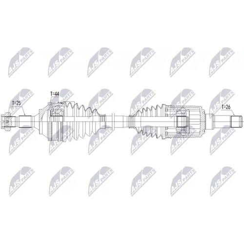 Hnací hriadeľ NTY NPW-NS-233