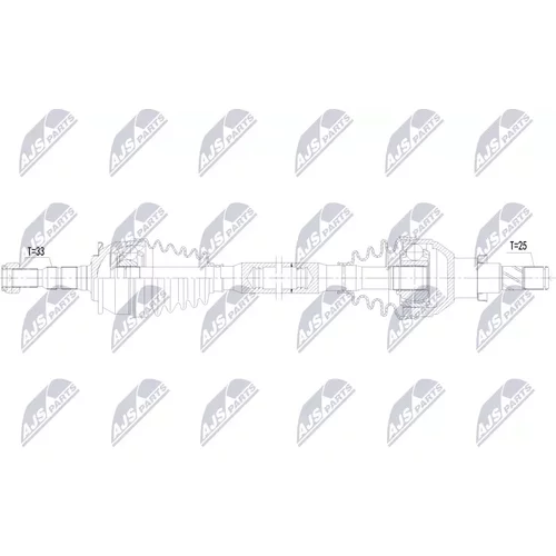 Hnací hriadeľ NPW-PL-193 /NTY/ - obr. 1