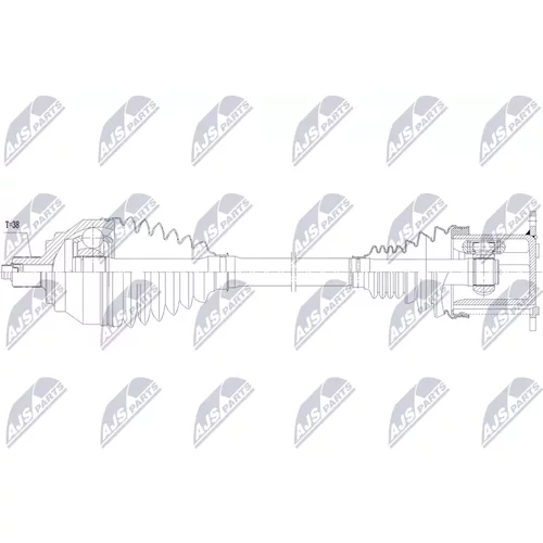 Hnací hriadeľ NPW-AU-118 /NTY/ - obr. 1