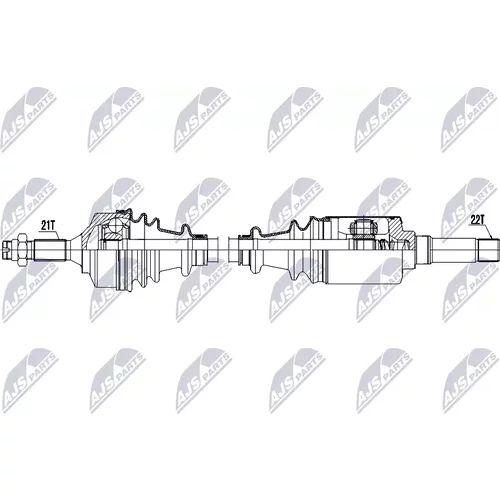 Hnací hriadeľ NPW-CT-191 /NTY/ - obr. 1