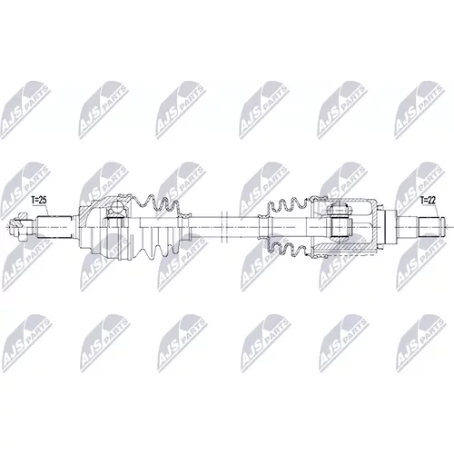 Hnací hriadeľ NPW-SU-101 /NTY/ - obr. 1