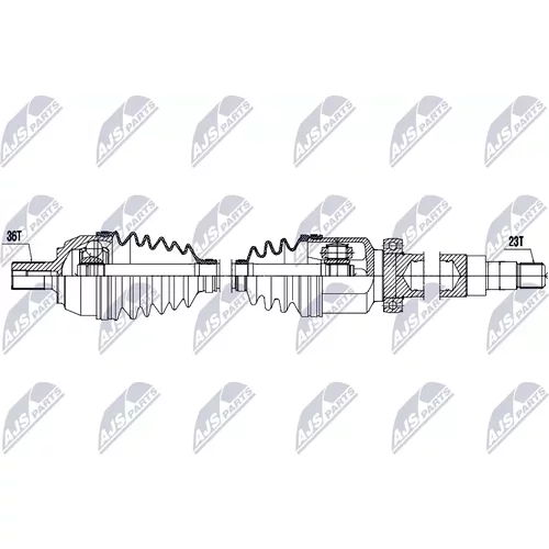 Hnací hriadeľ NPW-FR-233 /NTY/ - obr. 1