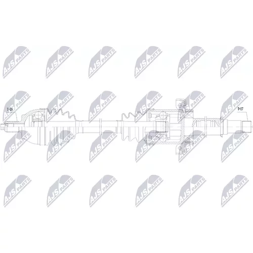 Hnací hriadeľ NPW-ME-235 /NTY/ - obr. 1