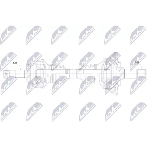 Hnací hriadeľ NPW-ME-244 /NTY/ - obr. 1