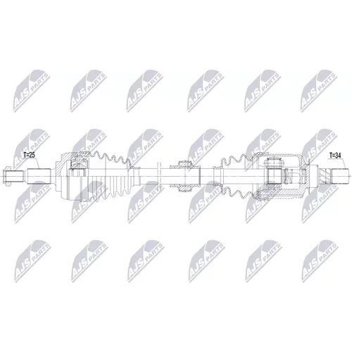 Hnací hriadeľ NTY NPW-RE-287