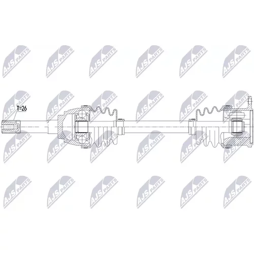 Hnací hriadeľ NPW-SU-084 /NTY/ - obr. 1