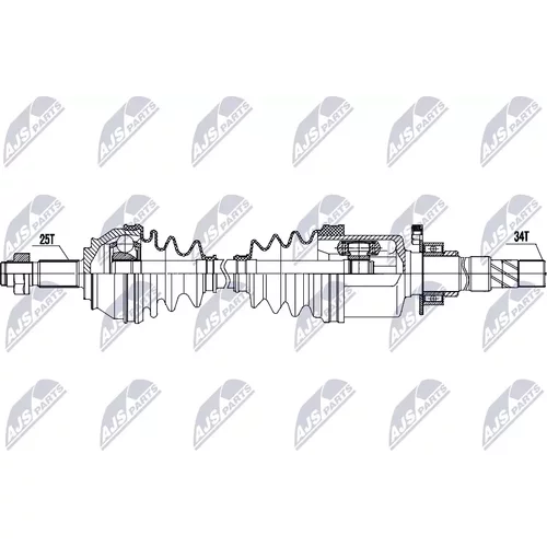 Hnací hriadeľ NPW-FT-115 /NTY/ - obr. 1