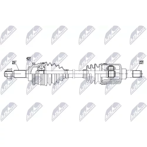 Hnací hriadeľ NPW-SU-089 /NTY/ - obr. 1