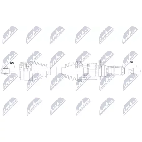 Hnací hriadeľ NPW-AR-047 /NTY/ - obr. 1