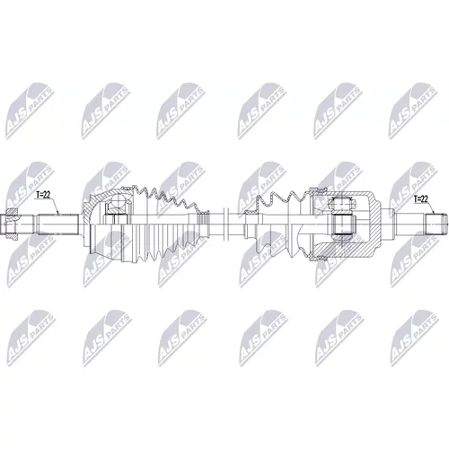 Hnací hriadeľ NPW-FT-117 /NTY/ - obr. 1