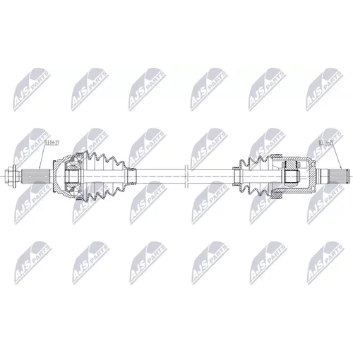 Hnací hriadeľ NPW-HY-682 /NTY/ - obr. 1