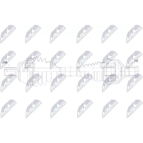 Hnací hriadeľ NPW-ME-241 /NTY/ - obr. 1