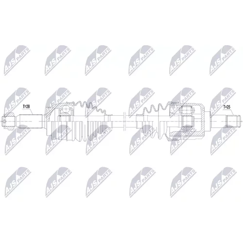 Hnací hriadeľ NPW-MS-135 /NTY/ - obr. 1