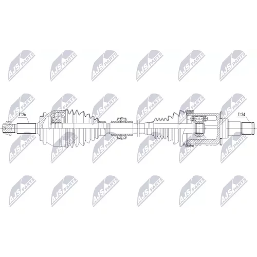 Hnací hriadeľ NTY NPW-TY-284