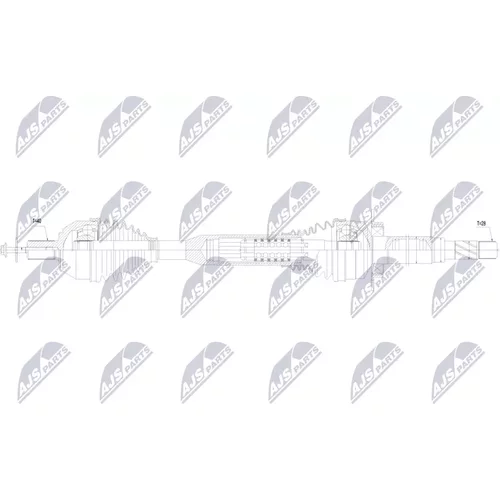 Hnací hriadeľ NPW-VV-181 /NTY/ - obr. 1