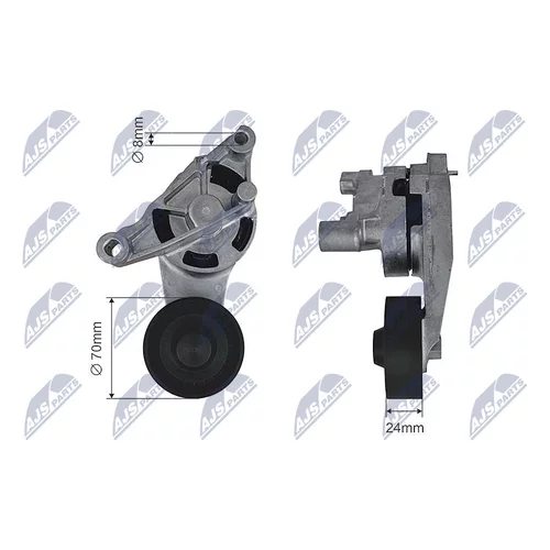 Napínacia kladka rebrovaného klinového remeňa NTY RNK-AU-023