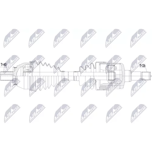 Hnací hriadeľ NTY NPW-VV-189
