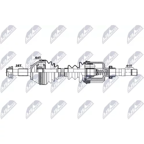 Hnací hriadeľ NPW-CT-186 /NTY/ - obr. 1