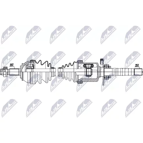 Hnací hriadeľ NPW-FT-116 /NTY/ - obr. 1