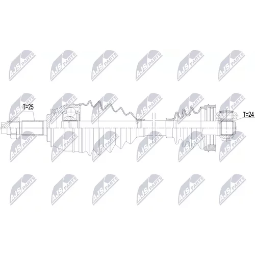 Hnací hriadeľ NPW-FT-118 /NTY/ - obr. 1