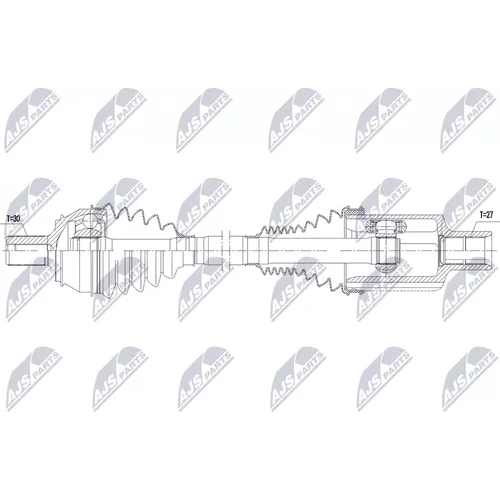 Hnací hriadeľ NPW-ME-245 /NTY/ - obr. 1