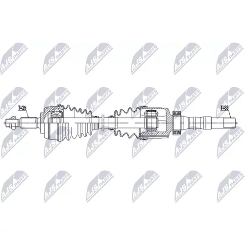 Hnací hriadeľ NTY NPW-RE-279