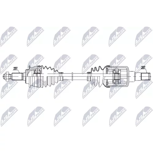 Hnací hriadeľ NPW-SU-094 /NTY/ - obr. 1