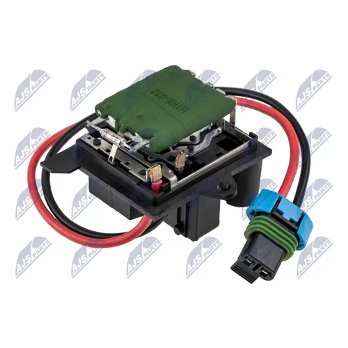 Odpor vnútorného ventilátora NTY ERD-RE-032