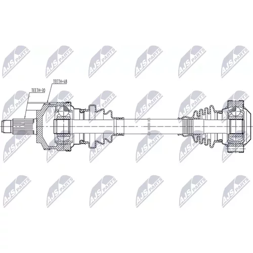Hnací hriadeľ NPW-BM-271 /NTY/ - obr. 1