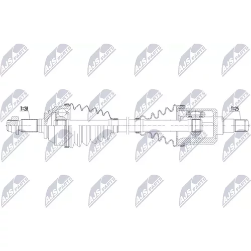 Hnací hriadeľ NTY NPW-LR-061