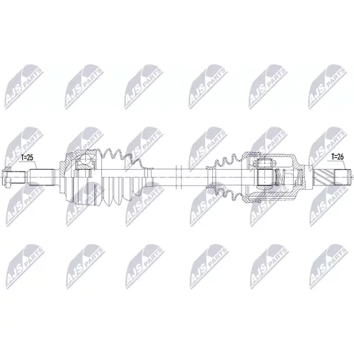 Hnací hriadeľ NTY NPW-RE-284