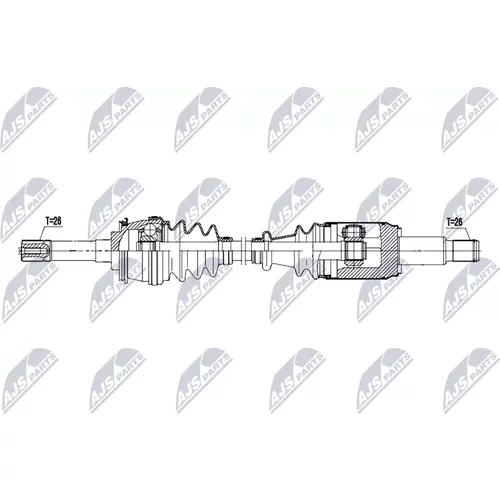 Hnací hriadeľ NPW-SU-095 /NTY/ - obr. 1