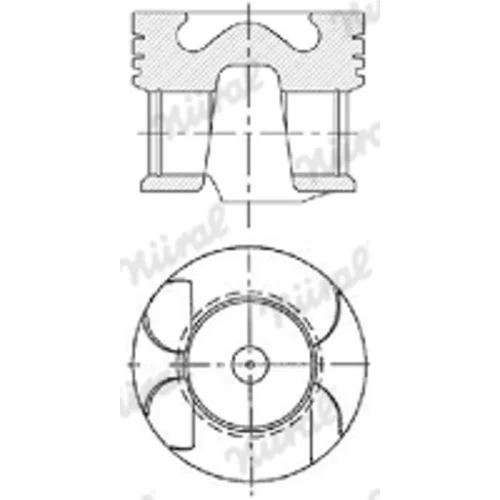 Piest 87-422407-10 /NÜRAL/ - obr. 1