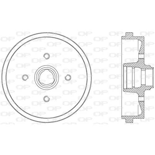 Brzdový bubon BAD9010.40 (OPEN PARTS)