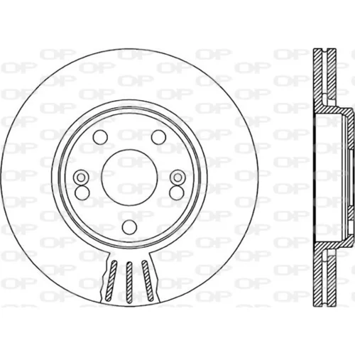 Brzdový kotúč OPEN PARTS BDA1879.20