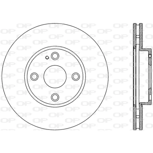 Brzdový kotúč OPEN PARTS BDA2807.20