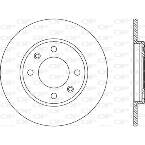 Brzdový kotúč OPEN PARTS BDR1115.10