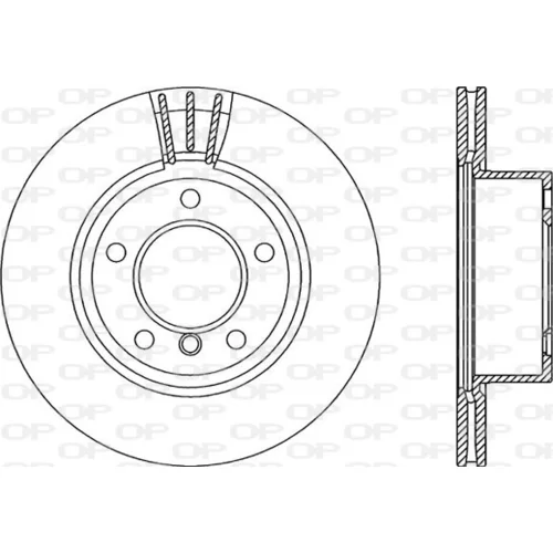 Brzdový kotúč OPEN PARTS BDR2329.20