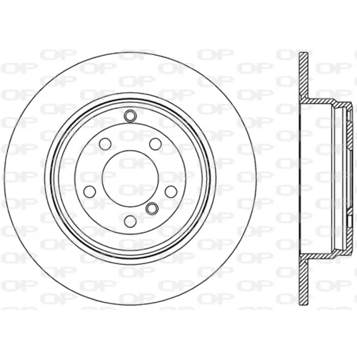 Brzdový kotúč OPEN PARTS BDR2504.10