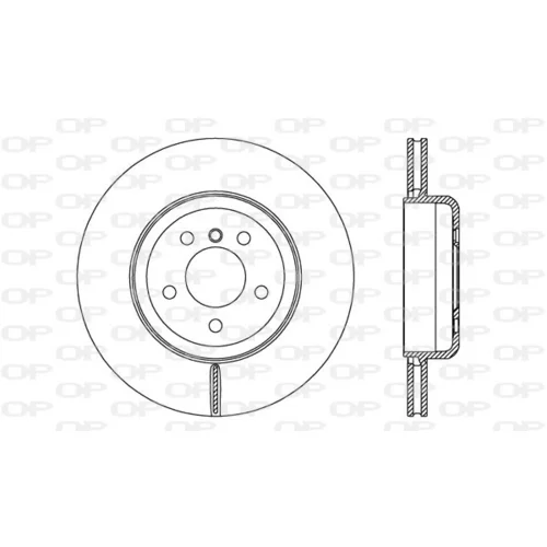 Brzdový kotúč OPEN PARTS BDR2746.20